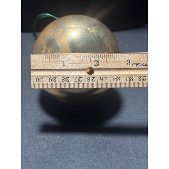 LuminEtch VTG 1993 Nativity Ornament Gold Glass 766/10000 Holiday - Picture 5 of 7